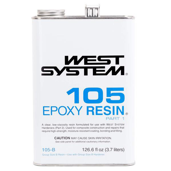 West System Epoxy 105 Resin 1G - Dented