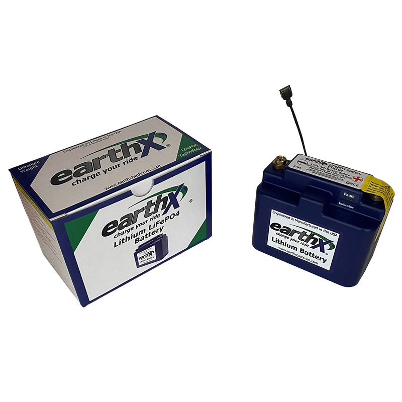 EarthX Experimental Aircraft Back Up Battery 13.2V / 4Ah Case A - Etx104