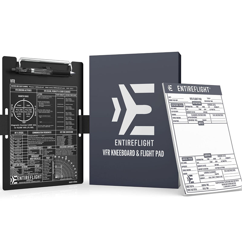 EntireFlight VFR Pilot Kneeboard & Flight Pad