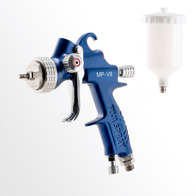 Fuji MP-V8 Spray Gun - 1.3mm - 600Cc Nylon Cup 6852G-MP-V8-N