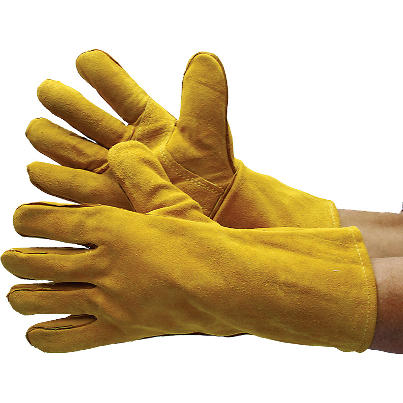 Worx Brown Leather Welding Gloves Large