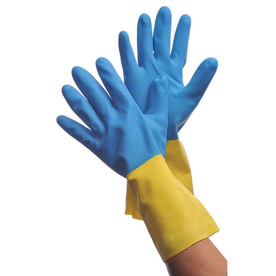 Worx Blue Neoprene Over Yellow Latex 13 28 Mil X-Large