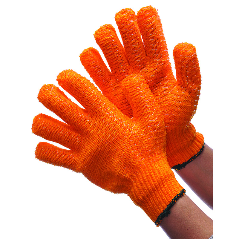 Worx Orange Knit Honeycomb W/Pvc Coating Large
