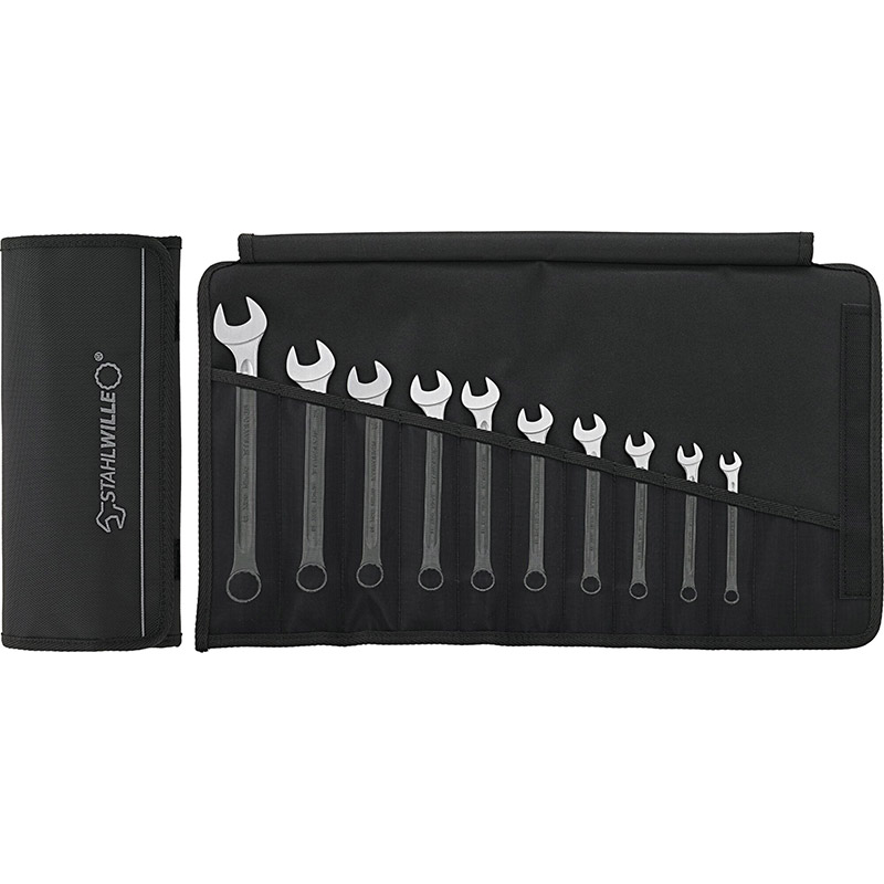 STAHLWILLE 13A/8 Combination Spanner Set - SAE - 7/16 Inch To 7/8 Inch - 8 Piece