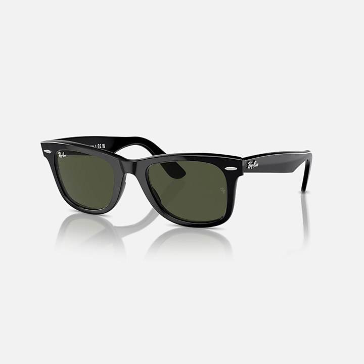 Ray-Ban Sunglasses Original Wayfarer Classic Black / G-15 Green 50 mm