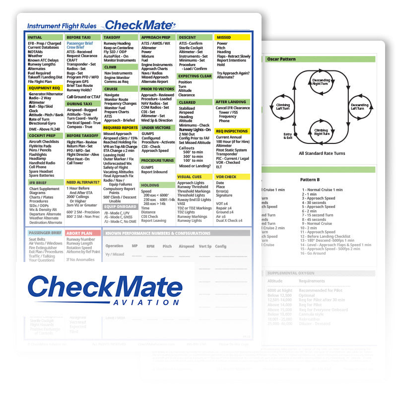 CheckMate IFR 2 Checklist Compact