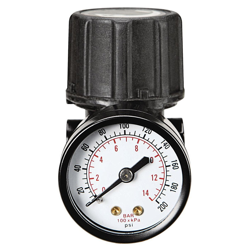 Air Pressure Regulator 1/4 NPT With Gauge