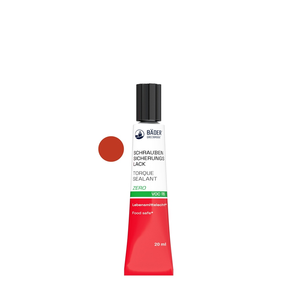 Lackfabrik Bäder Torque Sealant Zero Red Tube 20 ml