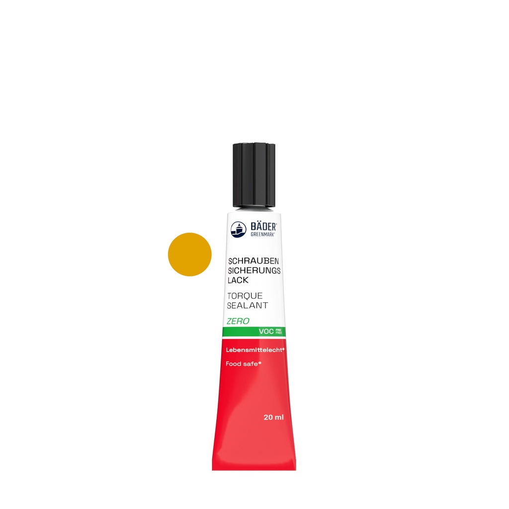 Lackfabrik Bäder Torque Sealant Zero Yellow Tube 20 ml