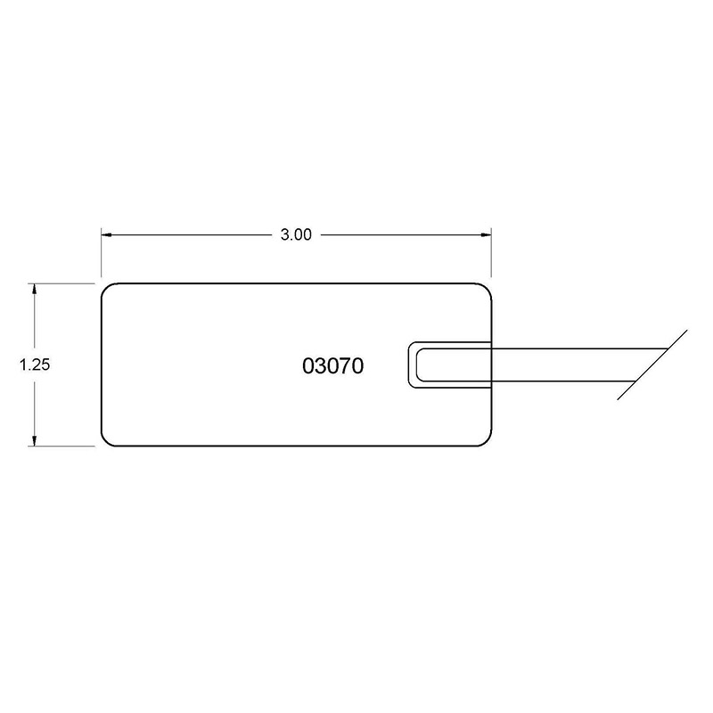 Tanis Pad Heat Element With Pin 115V TA3070-1