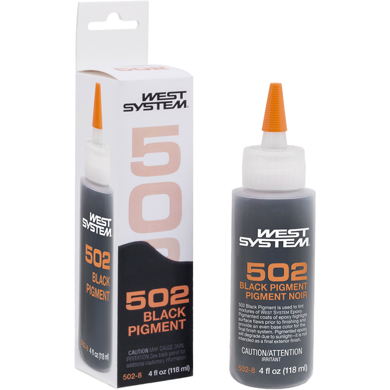 West System 502 Black Epoxy Pigment 4 Oz