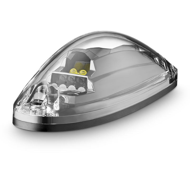 Whelen Wingtip Assembly - Blaze Stealth (Experimental) - Green Forward Position and White Tail Position Light/Anti-Collision Light - 14 VDC - Stealth (Black)