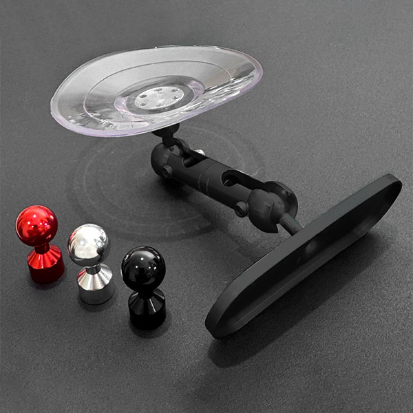 PKG 6061 Mirror (Black) - Tuto (Universal Suction Cup)