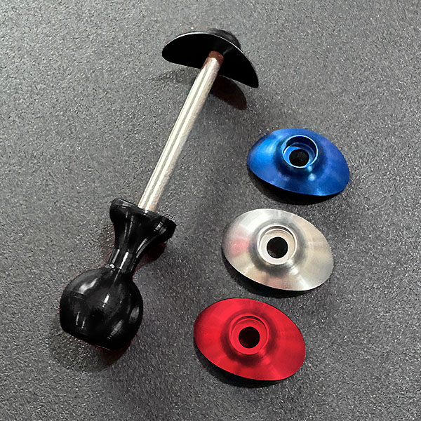 PKG 6061 Mirror Bolt-On Ball-End Kit Incl Fairing (Silver)