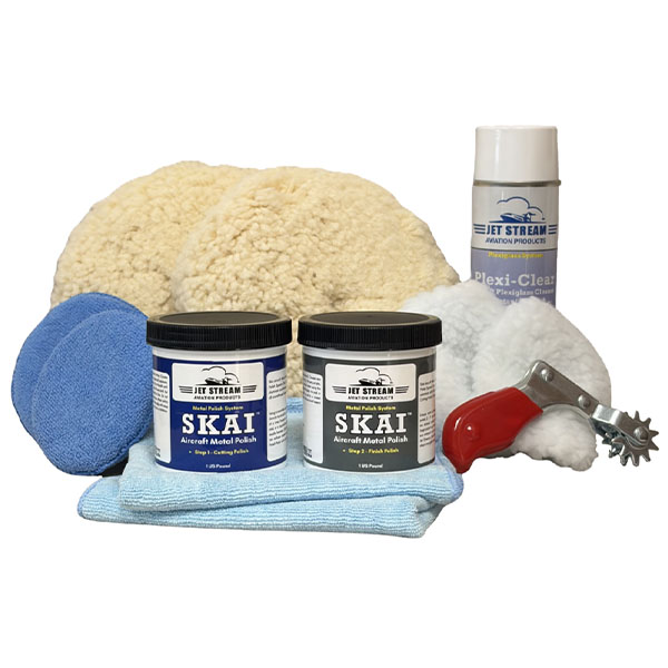Jet Stream Metal Polish System Kit - Skai - Aircraft
