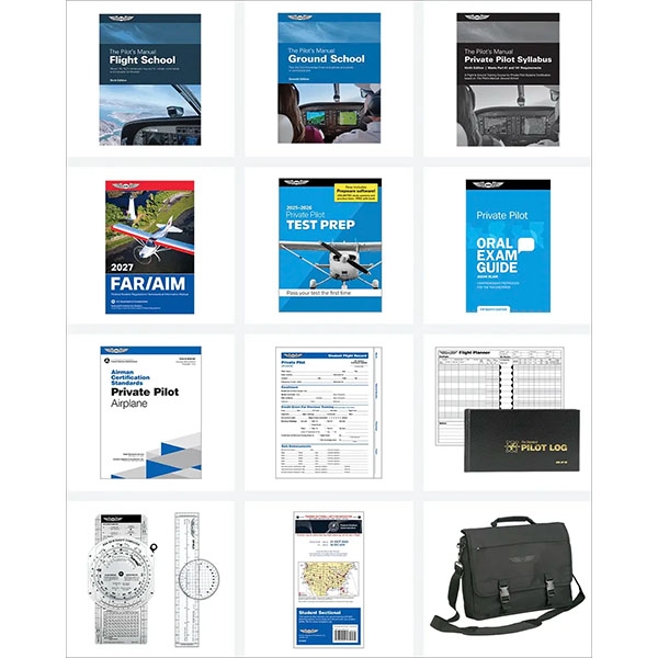 ASA Private Pilot Flight School Kit - Part 141 - with 2027