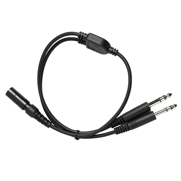 Hobbs Flyer 6 Pin LEMO BOSE To GA Twin PJ Plug Adapter HFA-C006