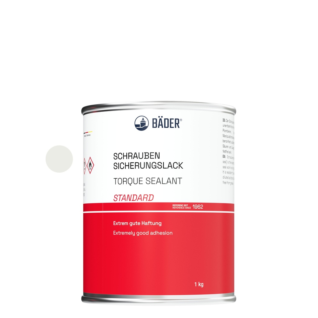 Lackfabrik Bäder Torque Sealant Standard White Can 1 kg