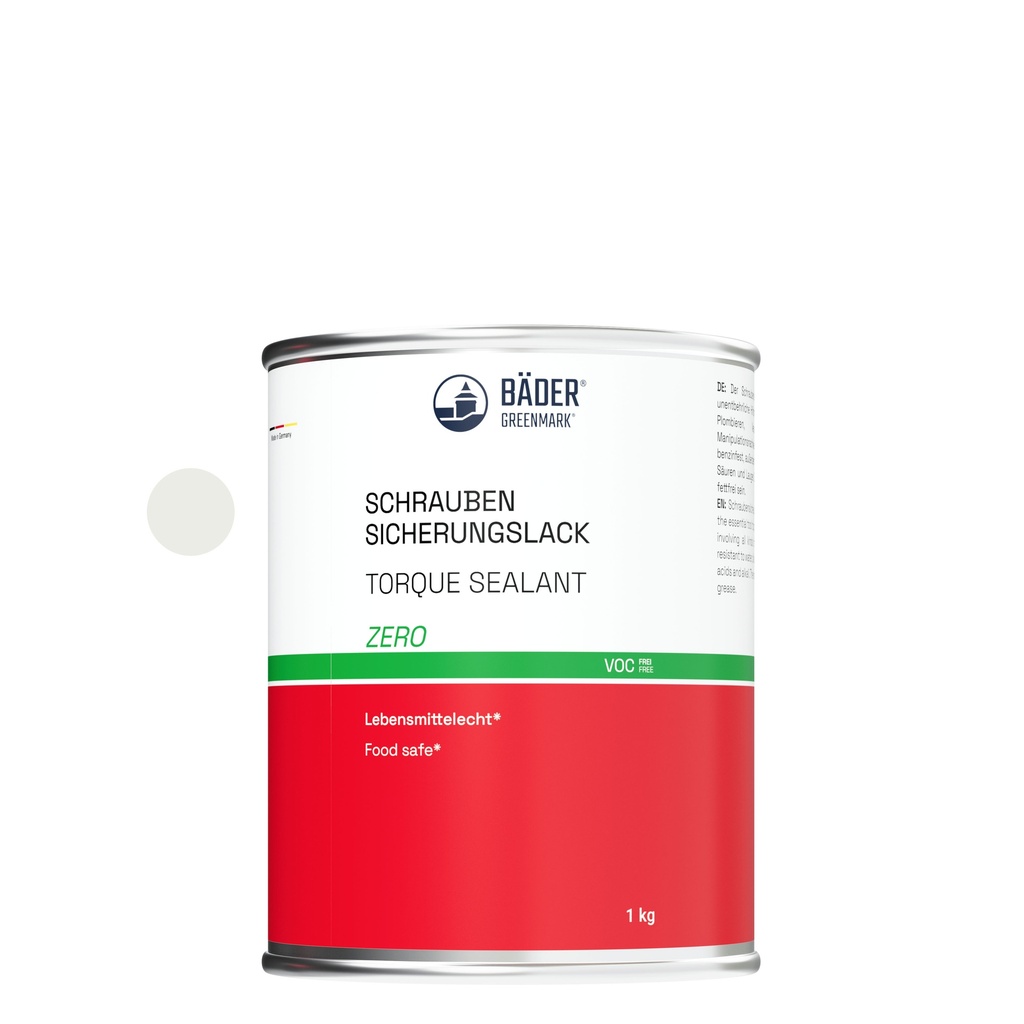 Lackfabrik Bäder Torque Sealant Zero White Can 1 kg