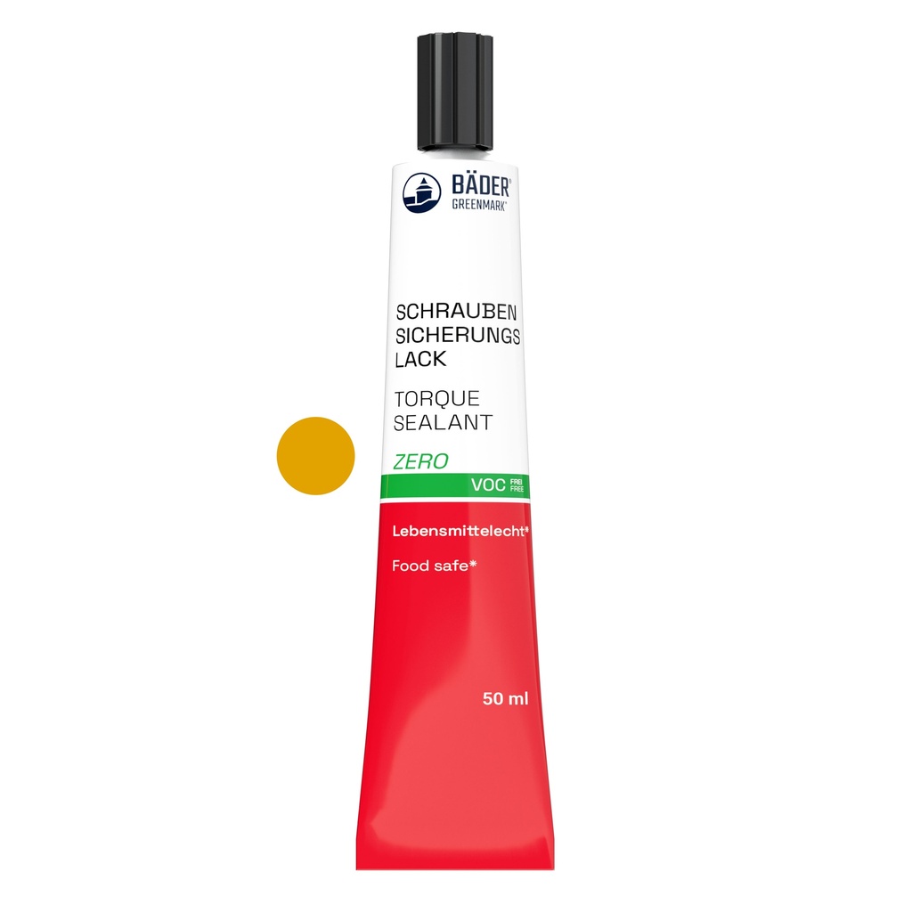 Lackfabrik Bäder Torque Sealant Zero Yellow Tube 50 ml