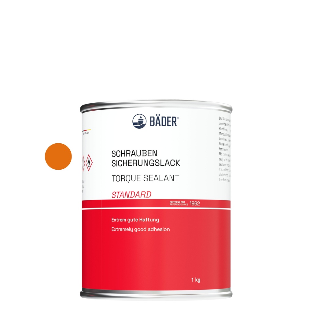 Lackfabrik Bäder Torque Sealant Standard Orange Can 1 kg