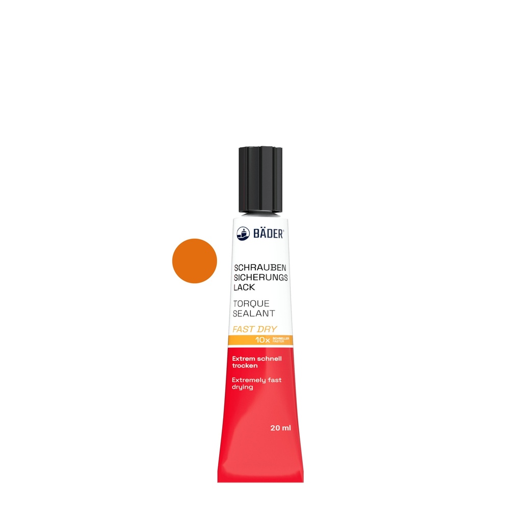 Lackfabrik Bäder Torque Sealant Fast Dry Orange Tube 20 ml