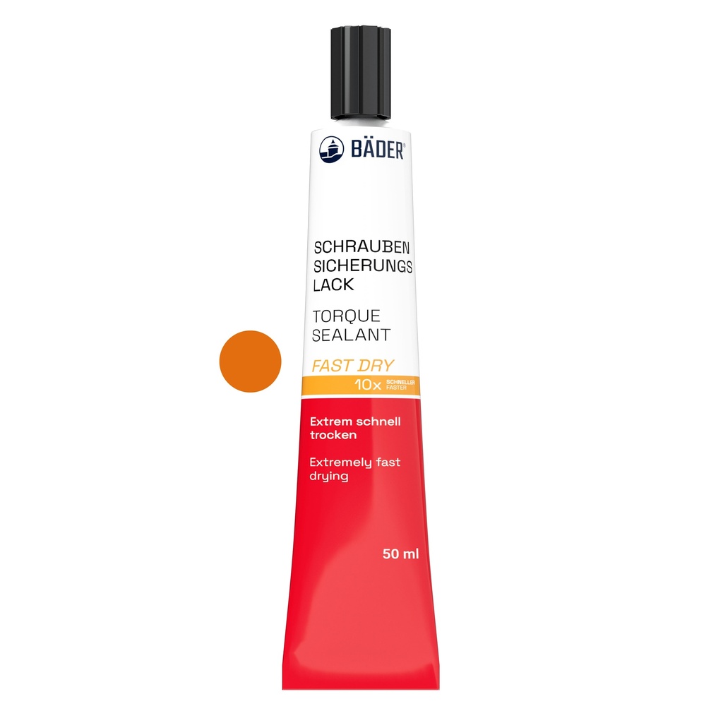 Lackfabrik Bäder Torque Sealant Fast Dry Orange Tube 50 ml