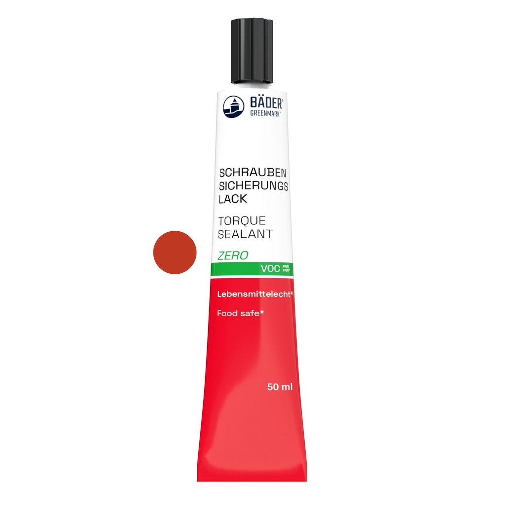 Lackfabrik Bäder Torque Sealant Zero Red Tube 50 ml