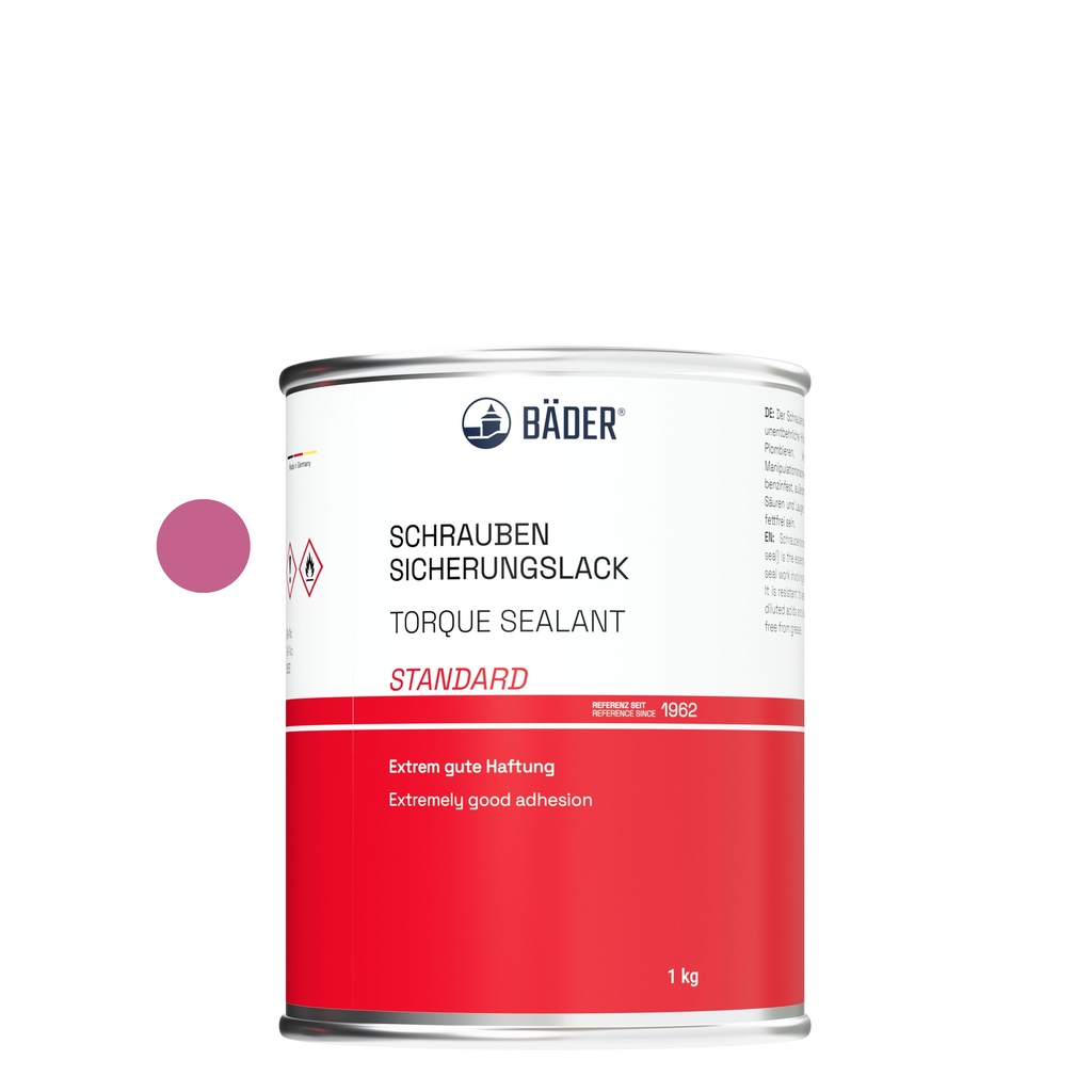 Lackfabrik Bäder Torque Sealant Standard Pink Can 1 kg