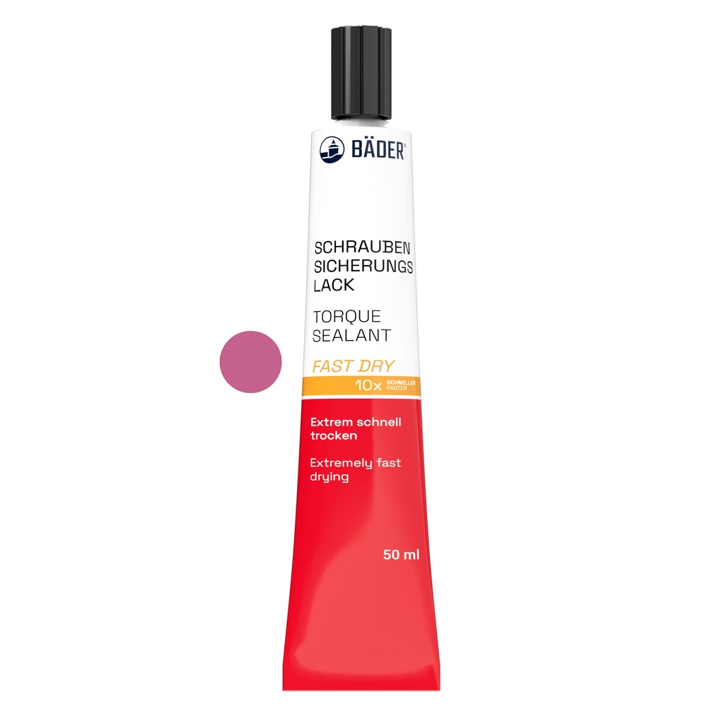 Lackfabrik Bäder Torque Sealant Fast Dry Pink Tube 50 ml