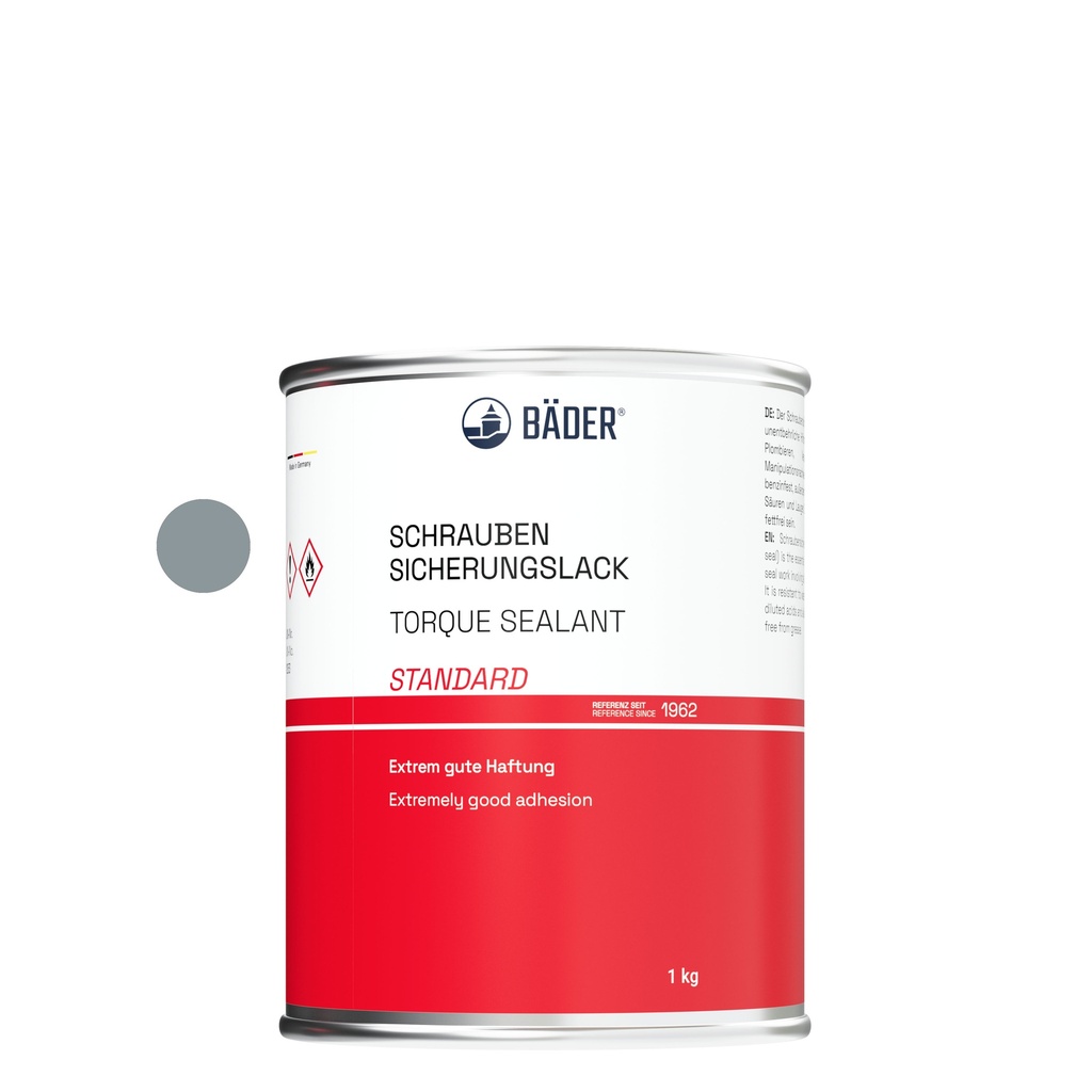 Lackfabrik Bäder Torque Sealant Standard Grey Can 1 kg