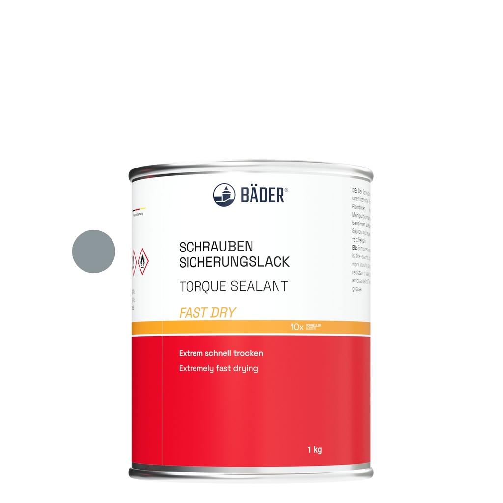 Lackfabrik Bäder Torque Sealant Fast Dry Grey Can 1 kg