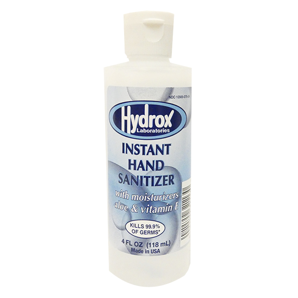 Hand Sanitizer Gel With Aloe 4 Oz