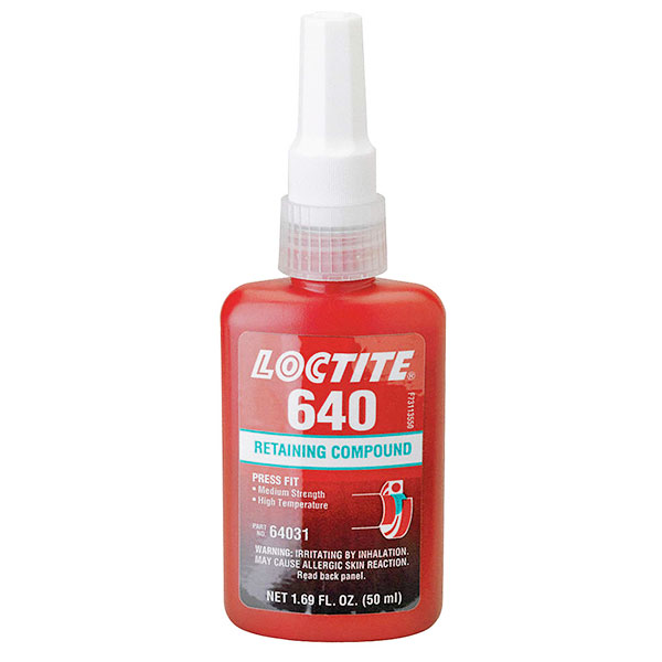 Loctite 640 Retaining Compound 50Ml Med Strength/Hi Temp