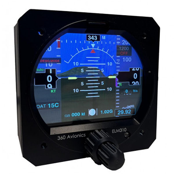 360 Avionics ELM310 EFIS Flight Instrument