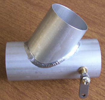 2 Y Tube With Shut Off Valve
