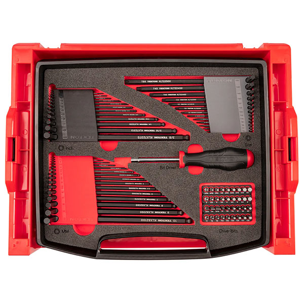 Tekton - L-KEY And Bit Driver Set With Open Top Drawer And Rack 78-Piece
