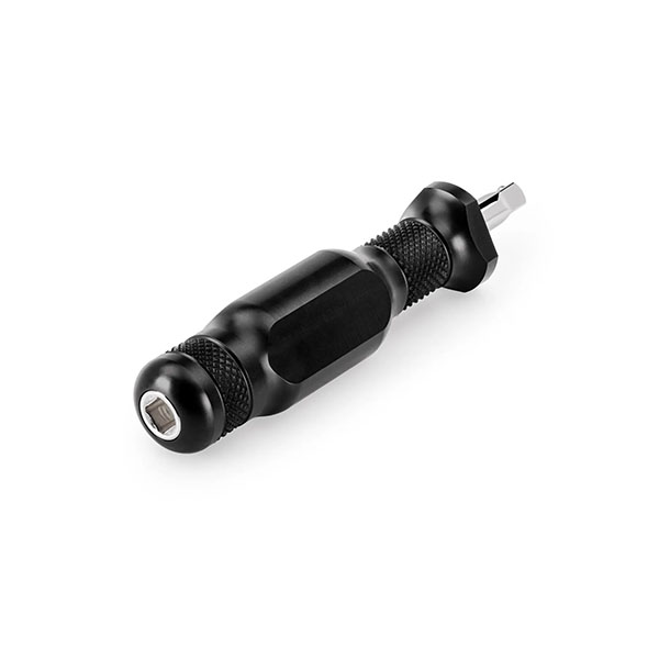 Tekton - 1/4 Inch Drive X 5 Inch Aluminum Spinner Handle With Drive Square (1 Inch Shank)