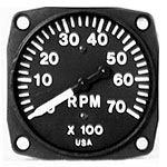 UMA 2-1/4 Electric Tachometer 0-7000 RPM With MarkinGS Rotax 912 914