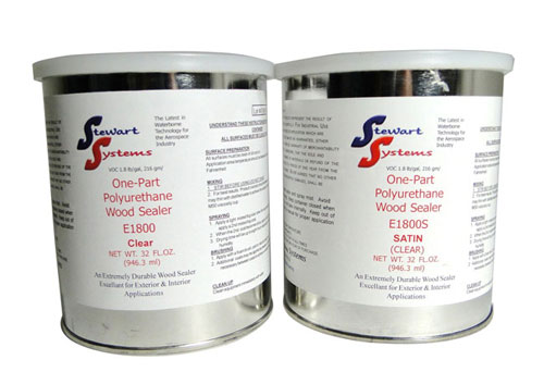 E1800S Wood Sealer Satin Quart