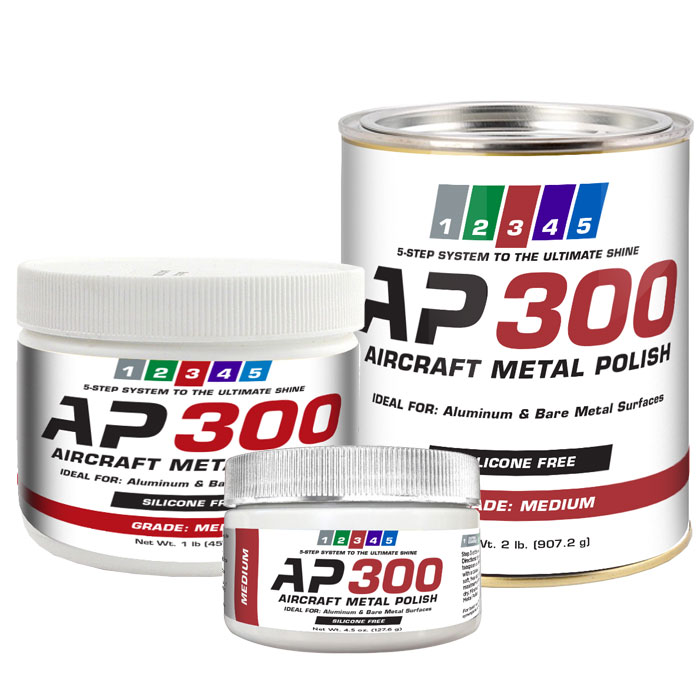 AP300 Aircraft Metal Polish - Medium 4.5 Oz.