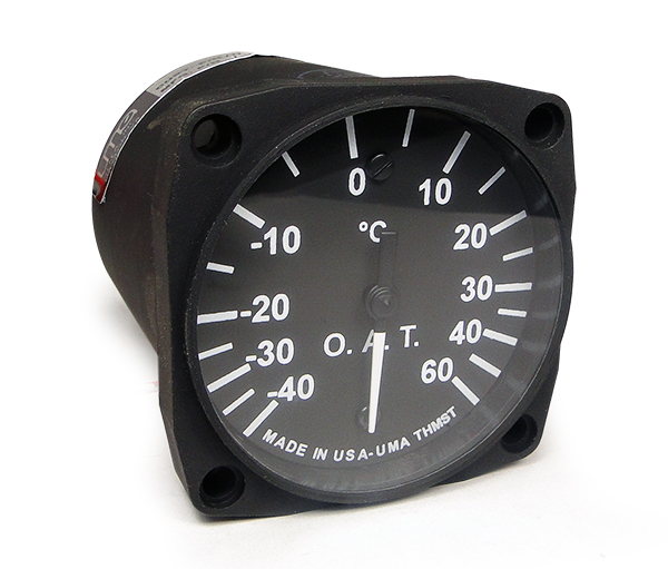 UMA 2-1/4 OAT Gauge -40F To 140F With Probe 270 Degree Non-TSO