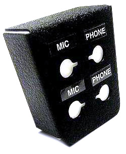 Mic & Phone Jack Mount Vert