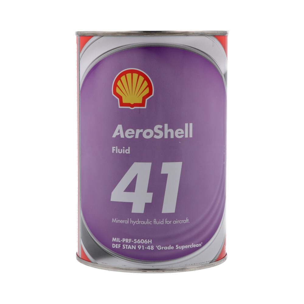 AEROSHELL FLUID 41 HYDRAULIC OIL , CAN 1 QT // MIL-PRF-5606H & H-515// (Z20201)
