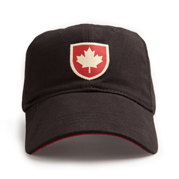 Canada Shield Cap Black