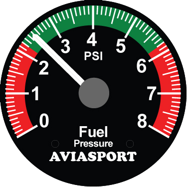 Rotax 912 IM-585 2 Fuel Pressure 0-8 PSI Kit
