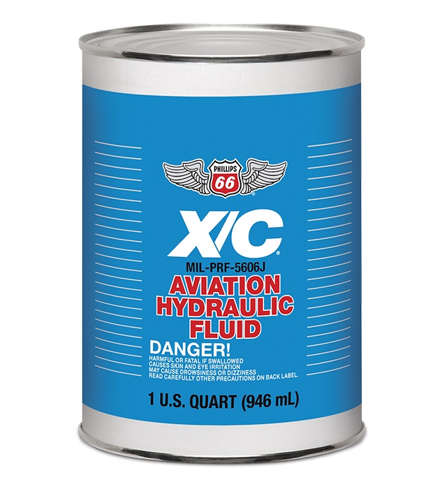 Phillips 66 X/C 5606J Aviation Hydraulic Fluid Quart