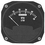 Westach 3-1/8 Square Tachometer Hourmeter 3500 RPM Y3AT3-2Lc