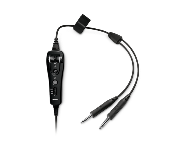 Bose A20 Dual GA Plugs Cable With Bluetooth & Electret Mic