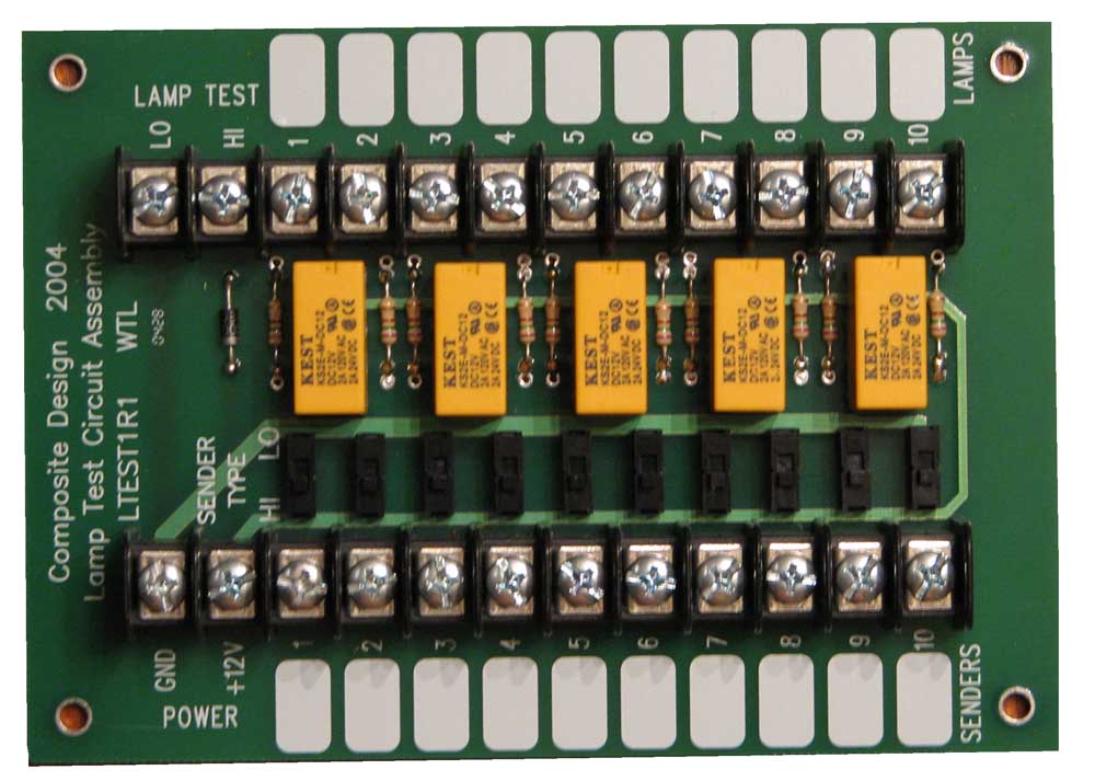 Composite Lamp Test Board